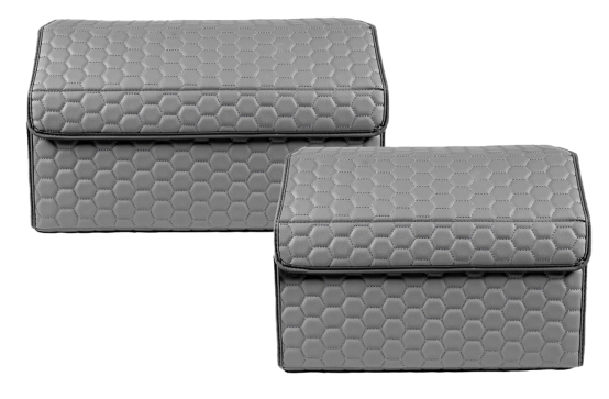 Car Trunk Organizer  |  21.6 in  – Gray “Hexy” by Owleys