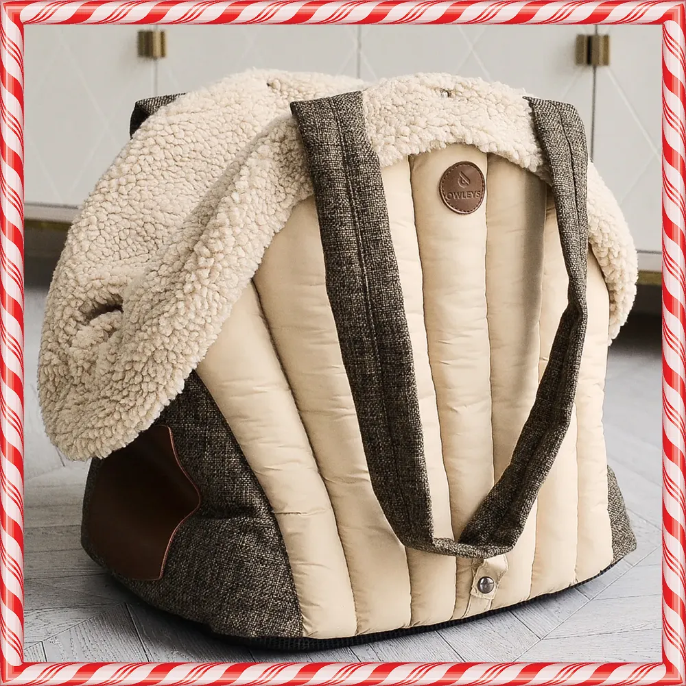 Gift for Dog Owners  |  Dog Carrier Bag by Owleys