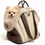 Pomeranian Car Seat Carrier Bag  |  “King Woof” by Owleys - View 1