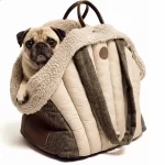 Pug Car Seat Carrier Bag  |  “King Woof” by Owleys - View 1