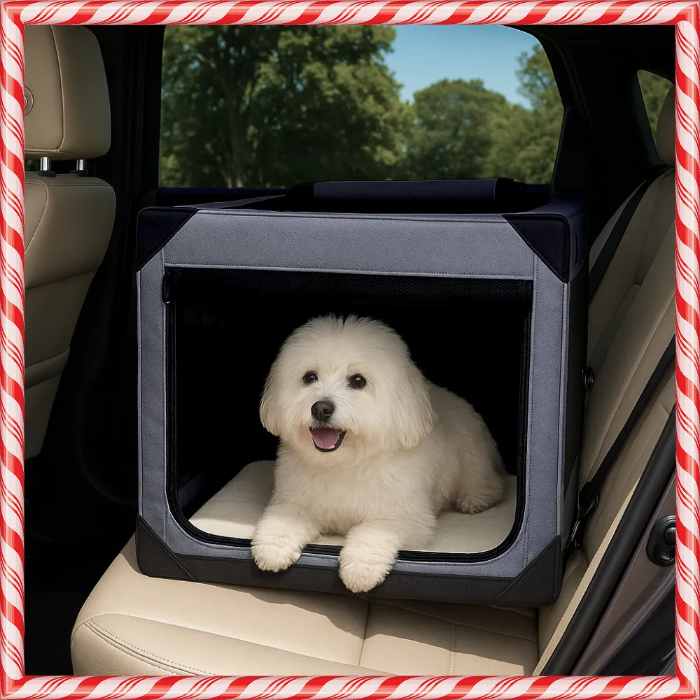 Gift for Dog Owner, Travel Dog Crate  |  “Quick Kennel” by Owleys