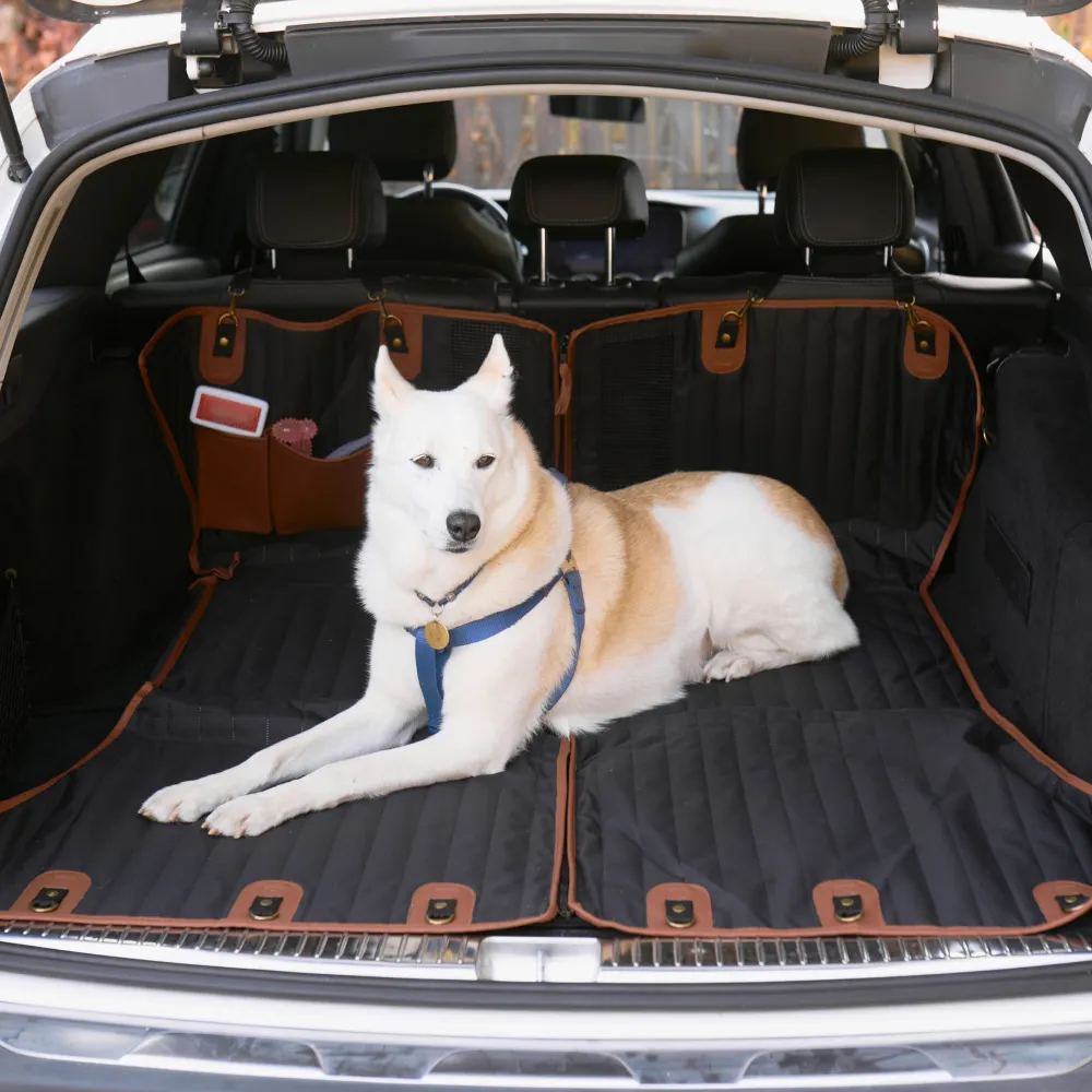 Premium Hard Bottom SUV Cargo Liner for Dogs  |  “Travel Buddy Mk. II” by Owleys