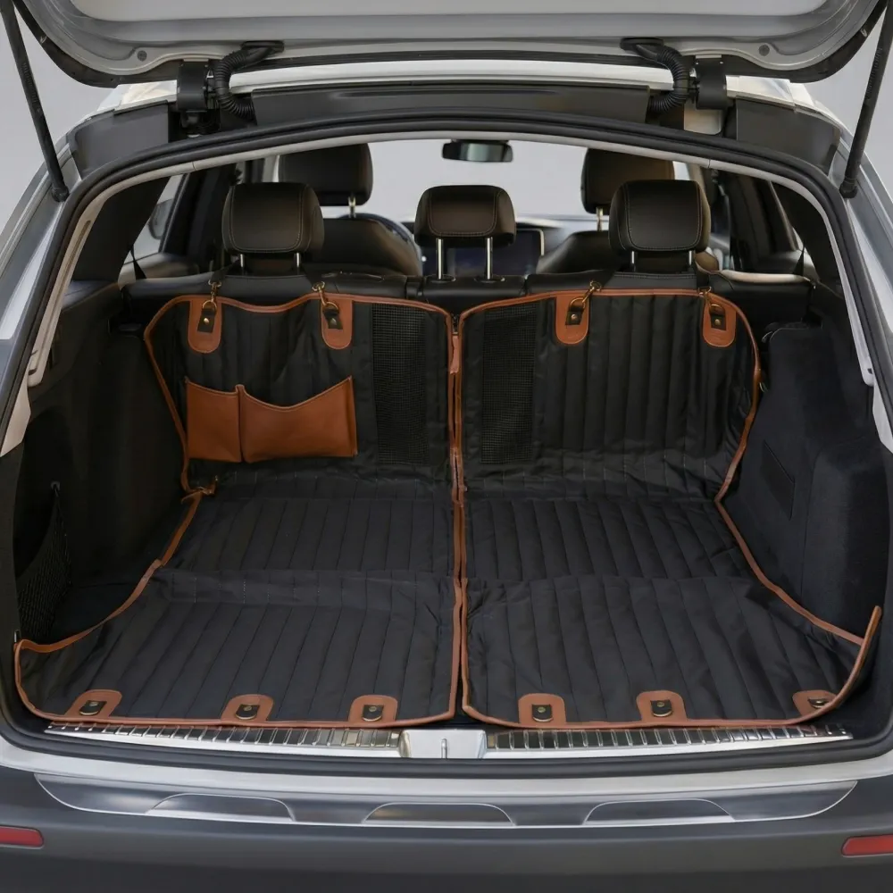 Premium Hard Bottom SUV Cargo Liner for Dogs  |  “Travel Buddy Mk. II” by Owleys - View 2