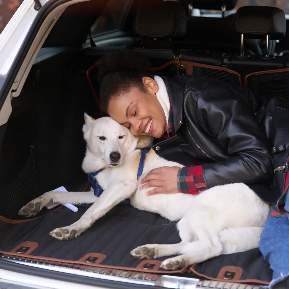 Premium Hard Bottom SUV Cargo Liner for Dogs  |  “Travel Buddy Mk. II” by Owleys - View 10