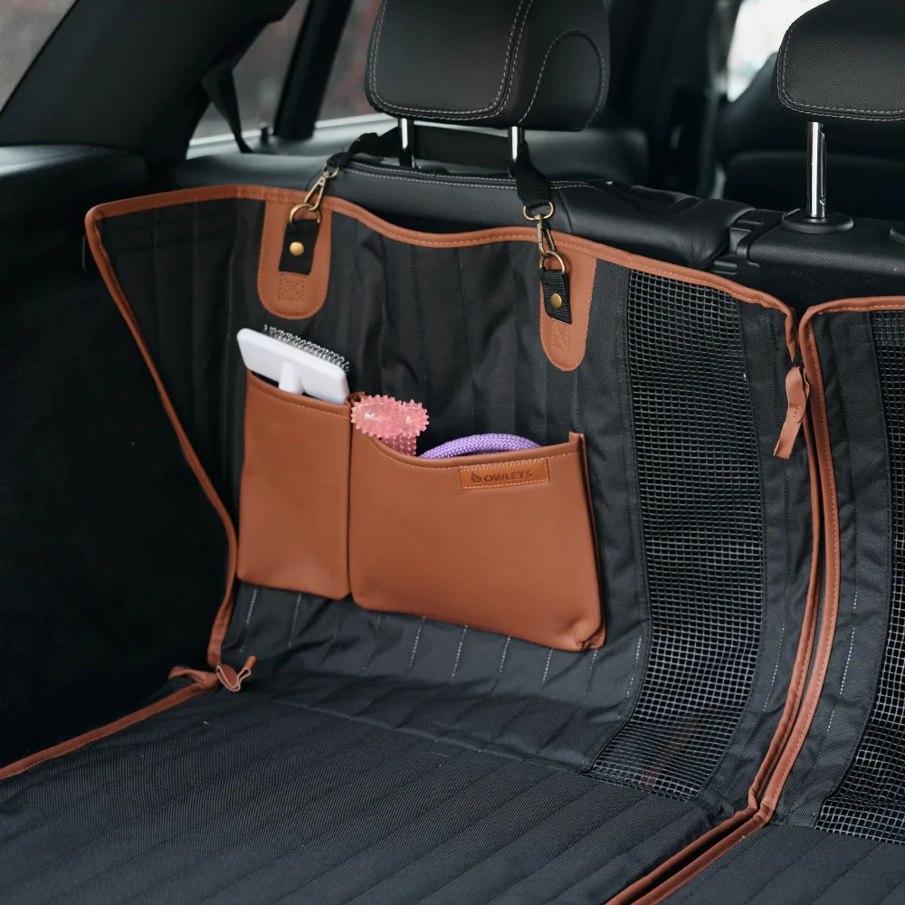 Premium Hard Bottom SUV Cargo Liner for Dogs  |  “Travel Buddy Mk. II” by Owleys - View 11