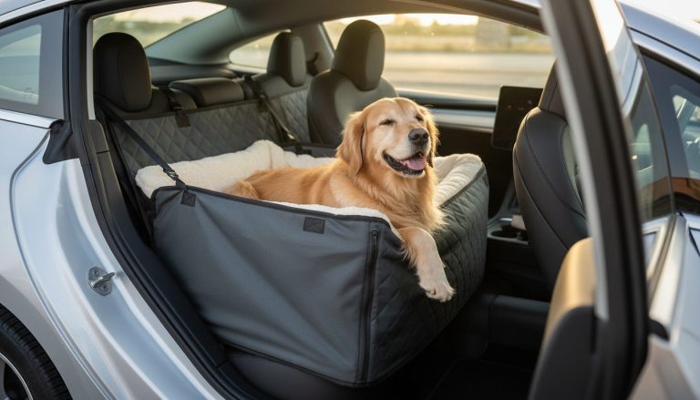 Hard Bottom Dog Car Hammock Travel Buddy Mk. II