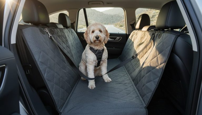 Durable Waterproof Dog Car Seat Cover, Travel Buddy