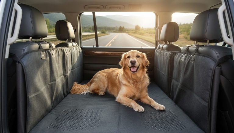 Durable Waterproof Dog Car Seat Cover, Travel Buddy