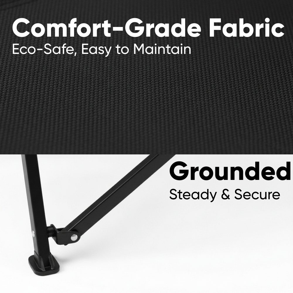 Aluminum Camp Chair with Reinforced Backrest  |  “Campforge” by Owleys - View 8