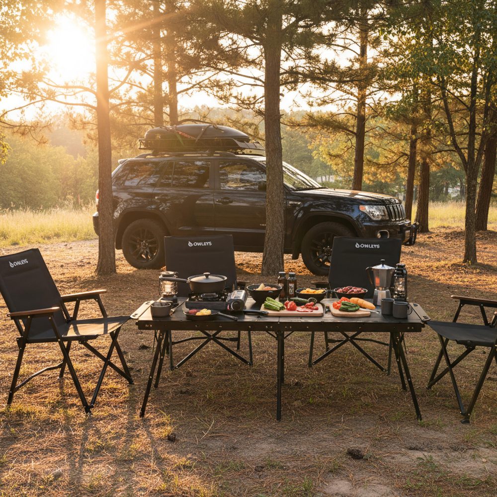 Aluminum Camp Chair with Reinforced Backrest  |  “Campforge” by Owleys - View 12