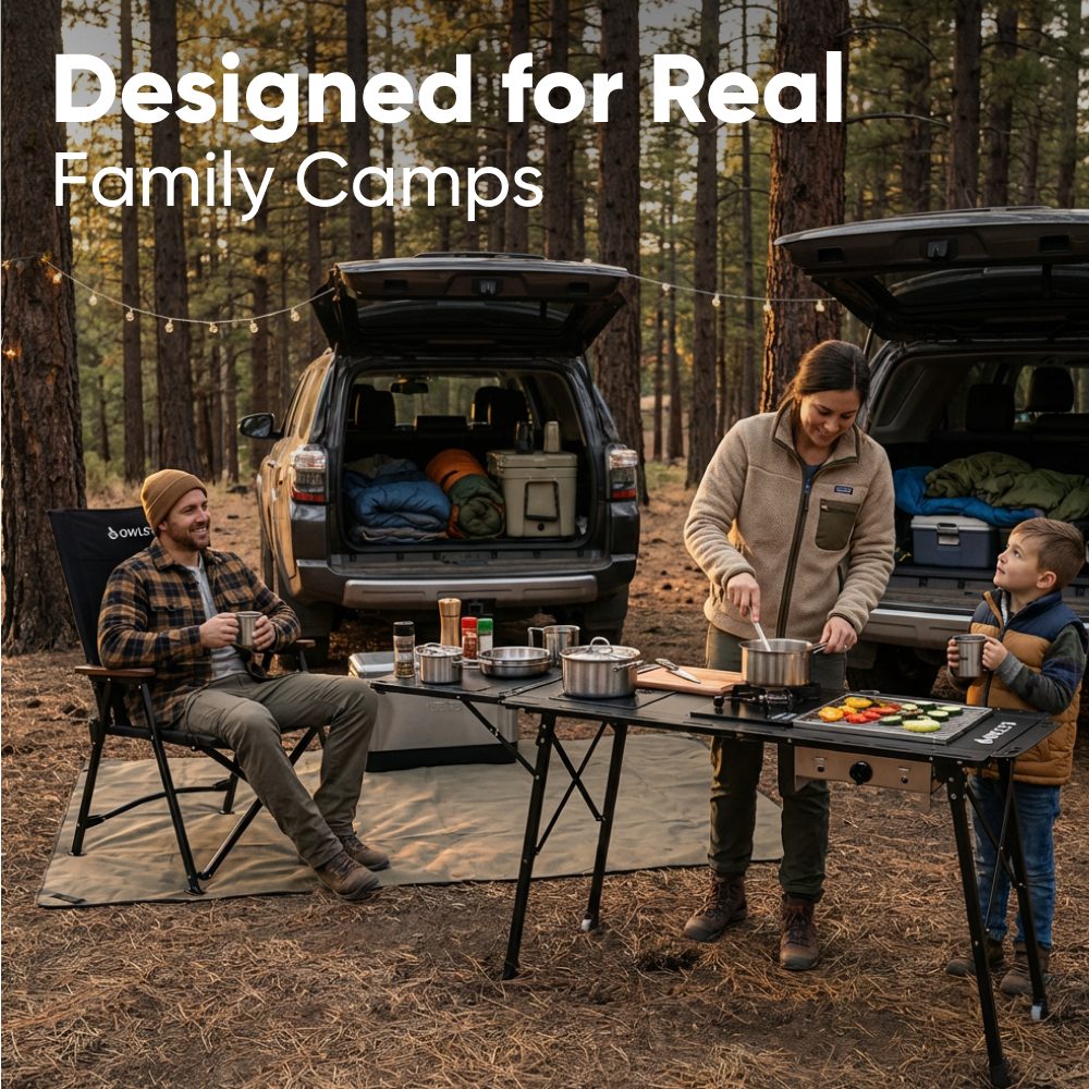 Aluminum Camp Chair with Reinforced Backrest  |  “Campforge” by Owleys - View 11