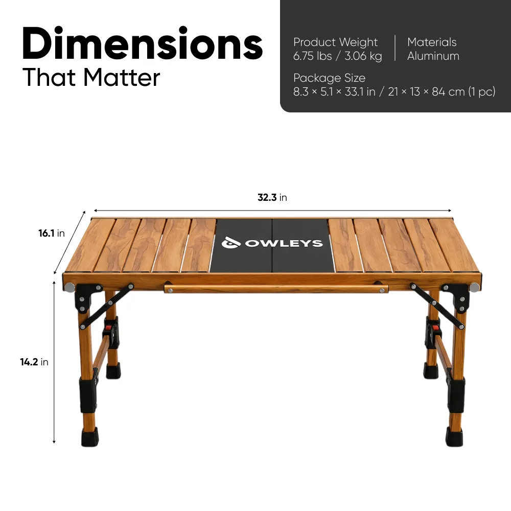 Ultra-Light Modular Aluminum Camping Table with Built-In Stove  |  “Campforge” by Owleys - View 4