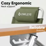 Reclining Aluminum Camp Chair for Deep Outdoor Comfort  |  “Everrest” by Owleys - View 8