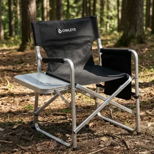 Ultra-Light Aluminum Camp Chair  |  “Firedeck” by Owleys