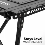 Heavy-Duty IGT Modular Camping Table with Built-In Stove & Grill  |  “Firedeck” by Owleys - View 8