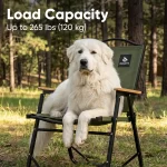 Stable Foldable Camping Chair  |  “Pitstop” by Owleys - View 5