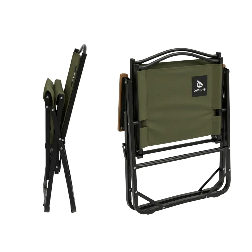 Stable Foldable Camping Chair  |  “Pitstop” by Owleys - View 10