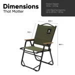 Stable Foldable Camping Chair  |  “Pitstop” by Owleys - View 4