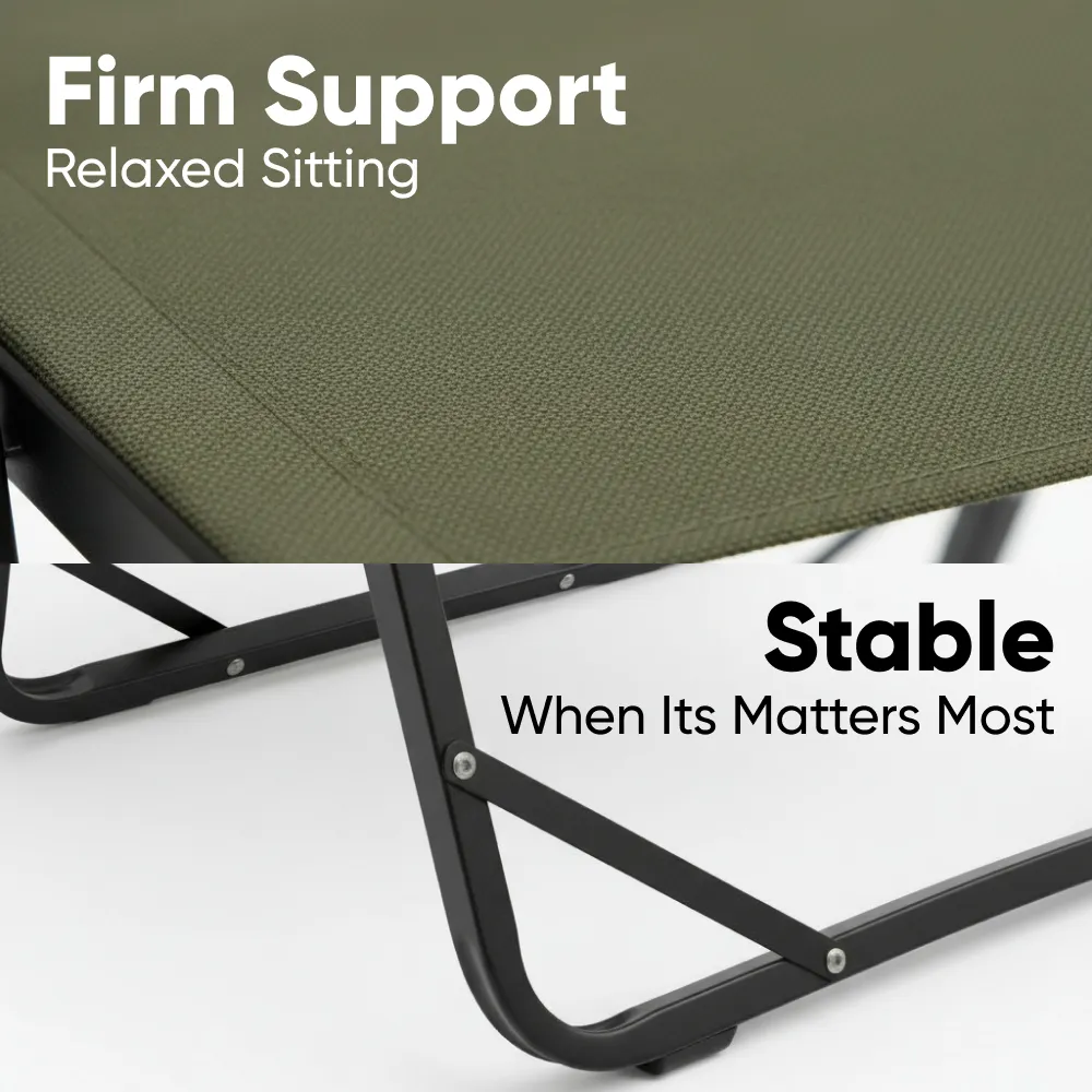 Stable Foldable Camping Chair  |  “Pitstop” by Owleys - View 7