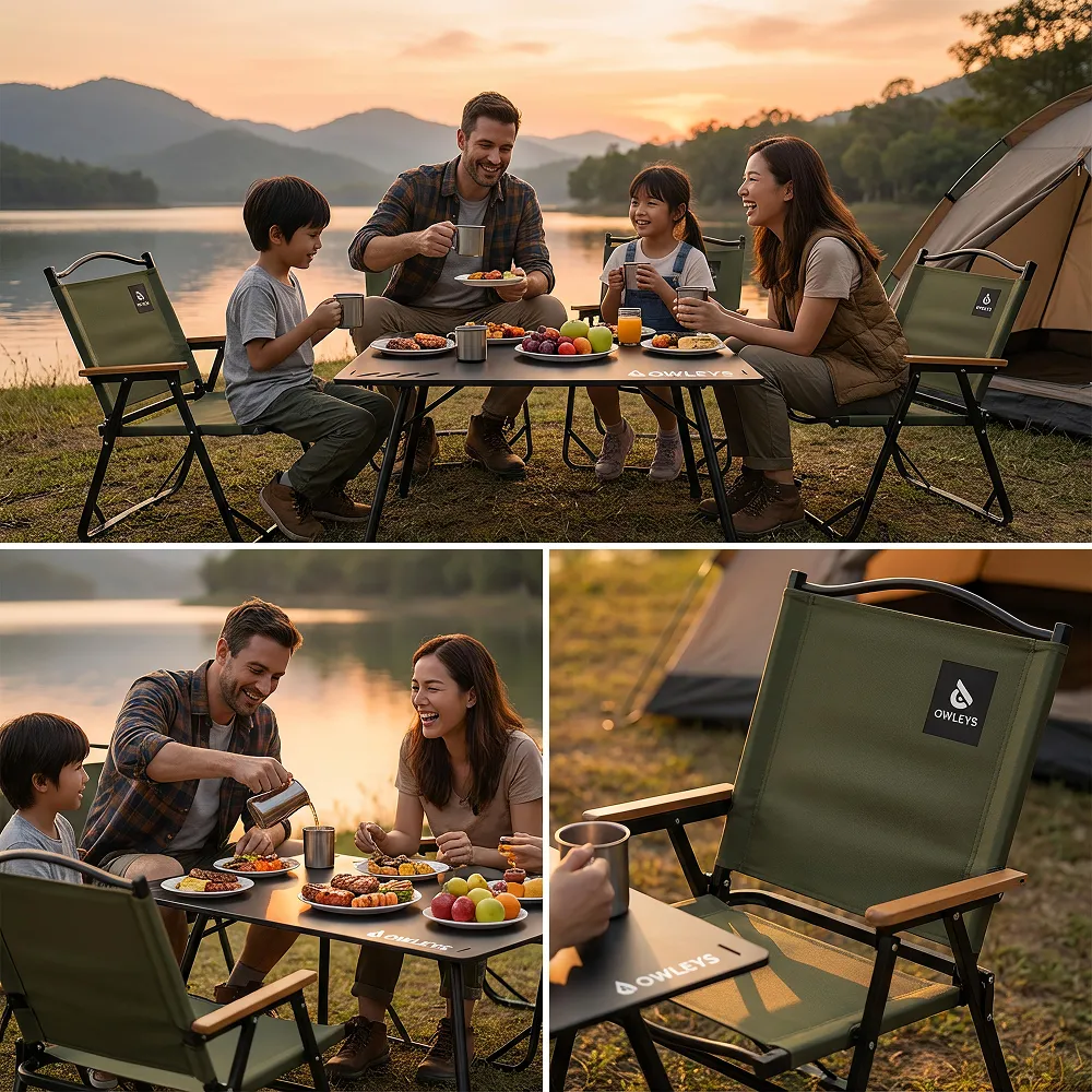 Stable Foldable Camping Chair  |  “Pitstop” by Owleys - View 11