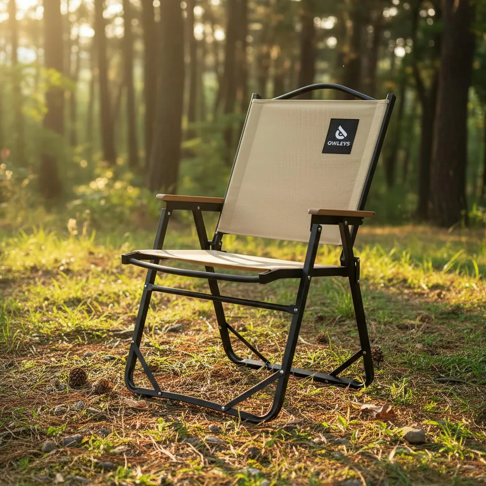 Stable Foldable Camping Chair  |  “Pitstop” by Owleys - View 2