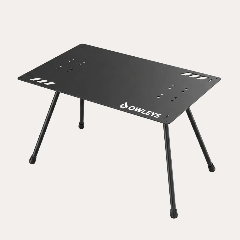 Modular Aluminum Camping Table for Outdoor Cooking  |  “Pitstop” by Owleys