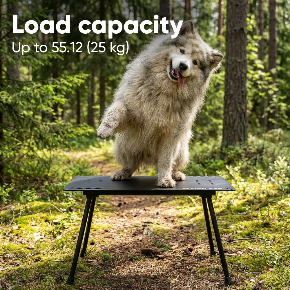 Modular Aluminum Camping Table for Outdoor Cooking  |  “Pitstop” by Owleys - View 9