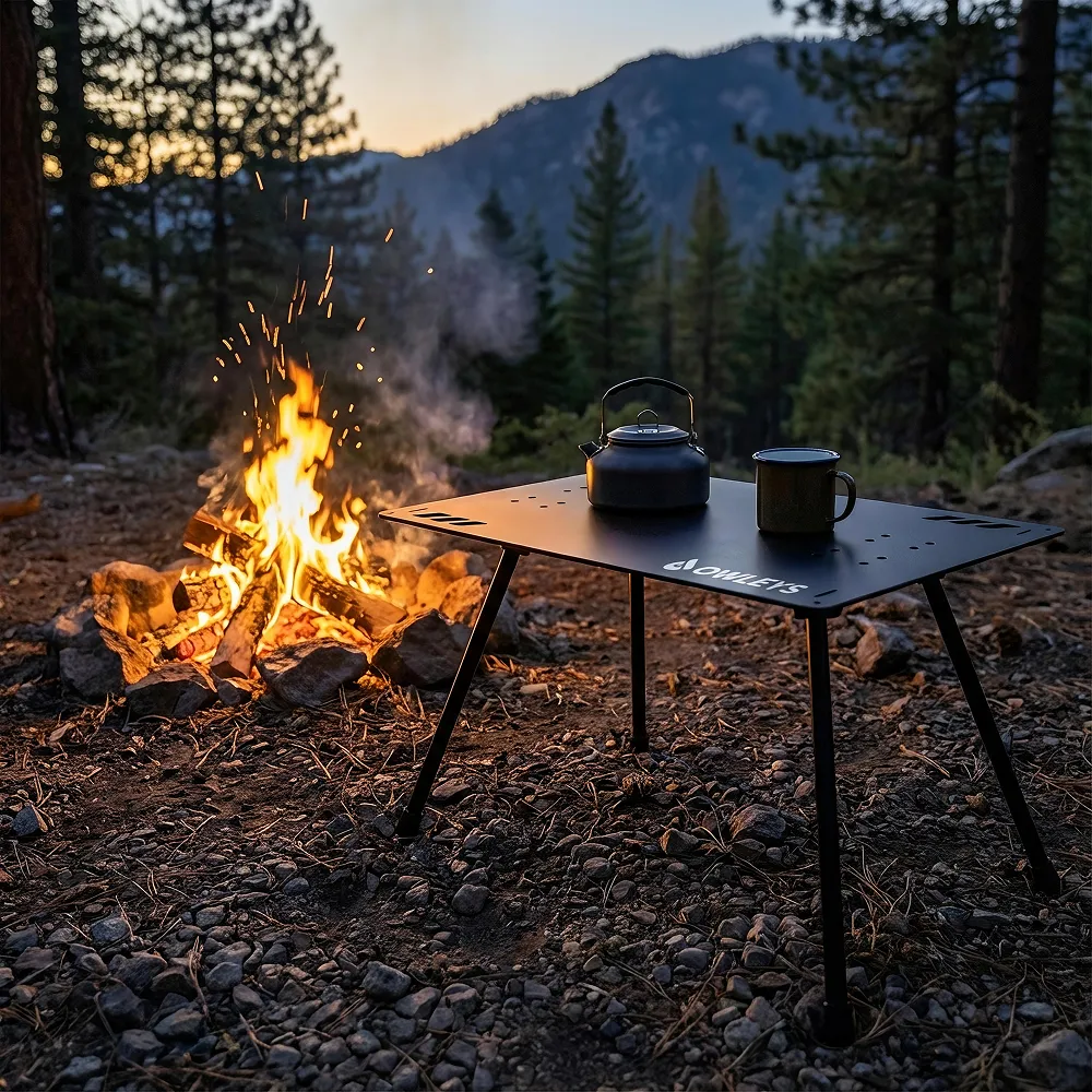 Modular Aluminum Camping Table for Outdoor Cooking  |  “Pitstop” by Owleys - View 14