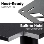 Modular Aluminum Camping Table for Outdoor Cooking  |  “Pitstop” by Owleys - View 8