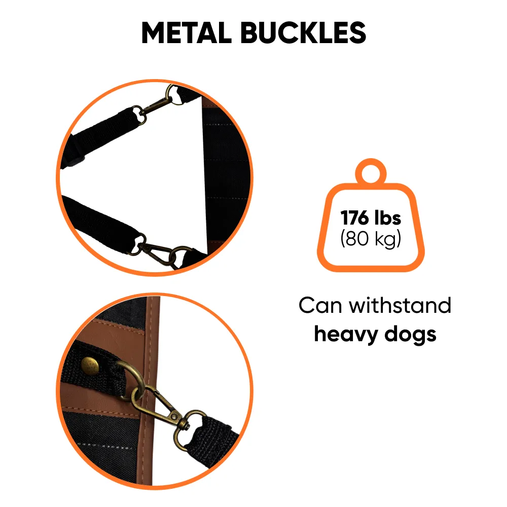 Hard Bottom Dog Car Hammock  |  “Travel Buddy Mk. II” by Owleys - View 7