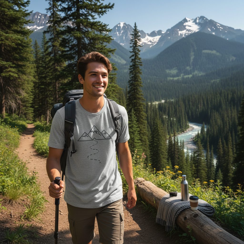 Never Adventure Alone Unisex Jersey T-Shirt