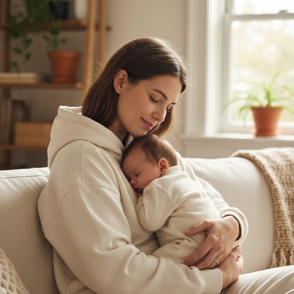 Our First Mother’s Day Heavy Blend Hoodie