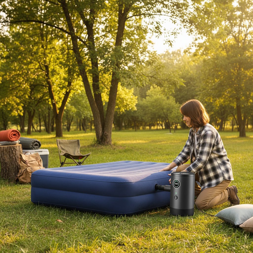 Portable Air Mattress Inflator CrossClean