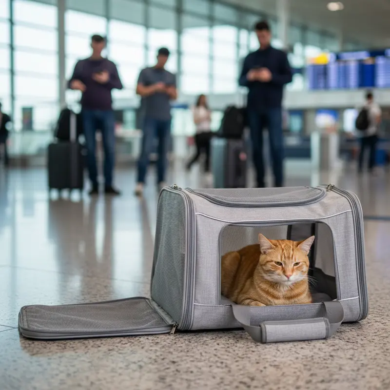 Expandable Cat Travel Bag Fur Voyage by Owleys