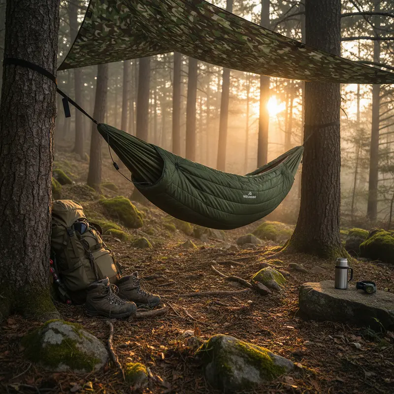 WildComfort Underquilt Sleeping Bag for Hammock Camping