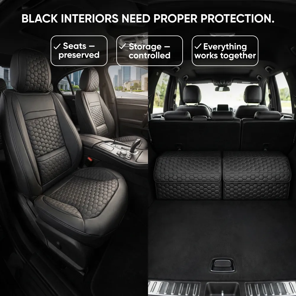 Black Car Interior Protection Pack  |  Owleys - View 5
