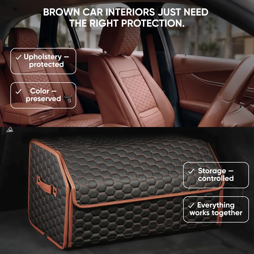 Brown Car Interior Protection Pack  |  Owleys - View 5