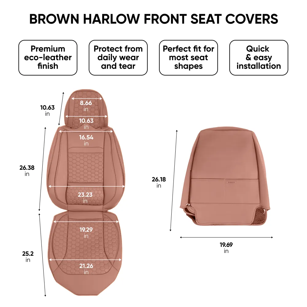 Brown Car Interior Protection Pack  |  Owleys - View 8