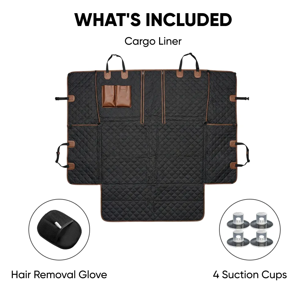 Pet Travel Cargo Liner with Heavy-Duty Quilting  |  “MudLock” by Owleys - View 8