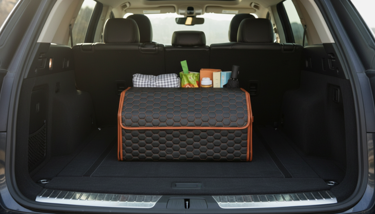 Owleys 21.6" Hexy: Foldable Trunk Organizer with Velcro