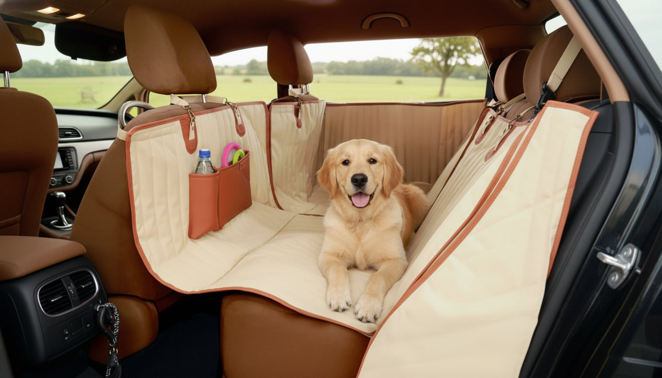 Travel Buddy Light MK II: Waterproof Dog Car Hammock