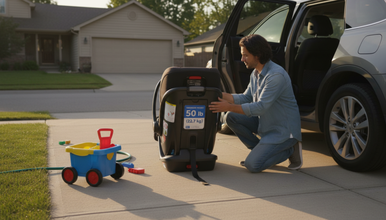 Rear-Facing Car Seat Weight Limits: Up to 50 lb?