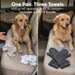 Dog Paw Cleaner Mitts  |  “Nuzzle” by Owleys - View 4