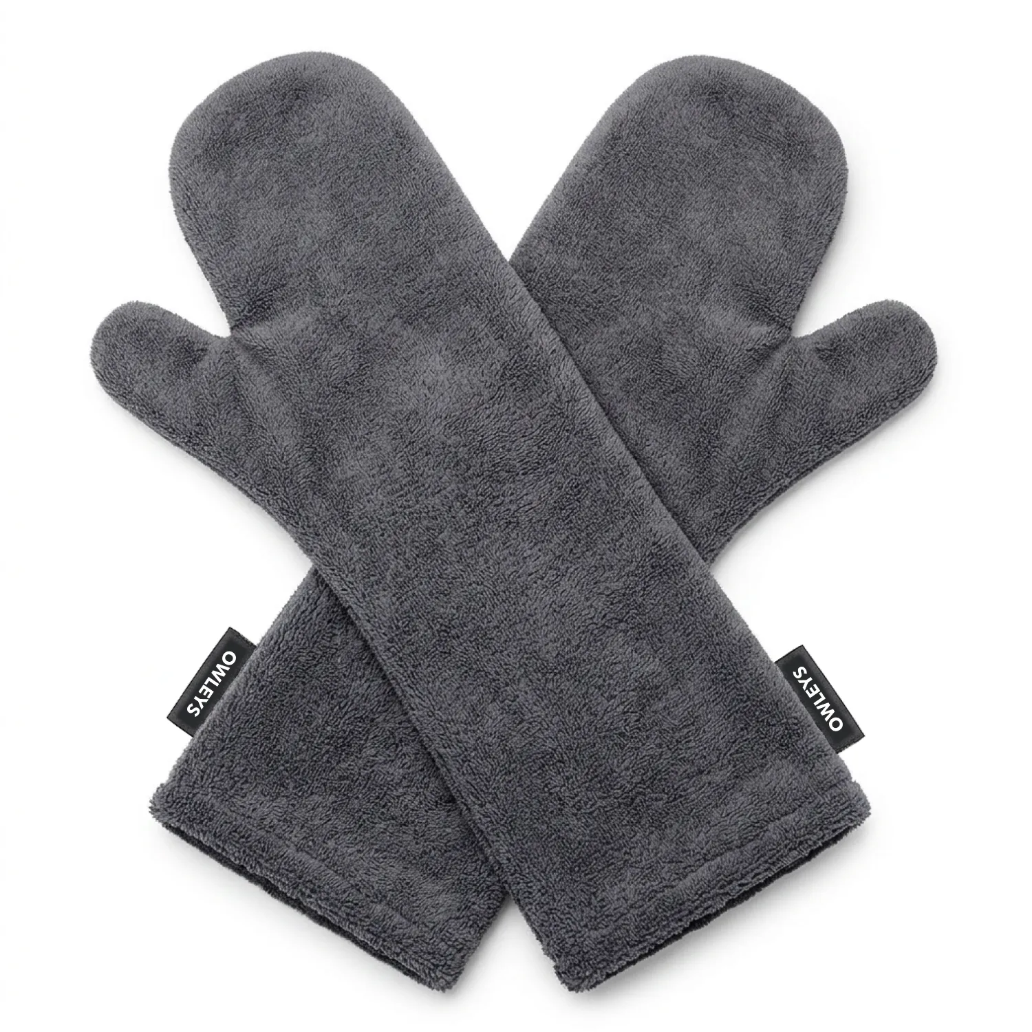 Premium Microfiber Dog Drying Mitts  |  “Nuzzle” by Owleys - View 2