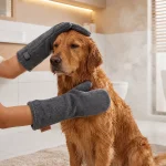 Dog Paw Cleaner Mitts  |  “Nuzzle” by Owleys - View 7