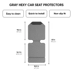 Gray Car Interior Protection Pack  |  Owleys - View 8