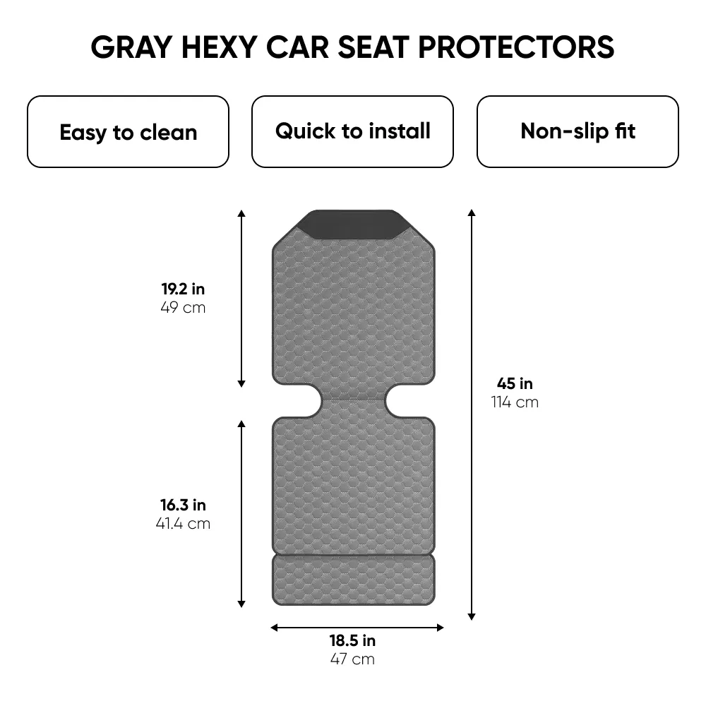 Gray Car Interior Protection Pack  |  Owleys - View 8