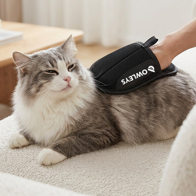 Pet Hair Removal Glove Description