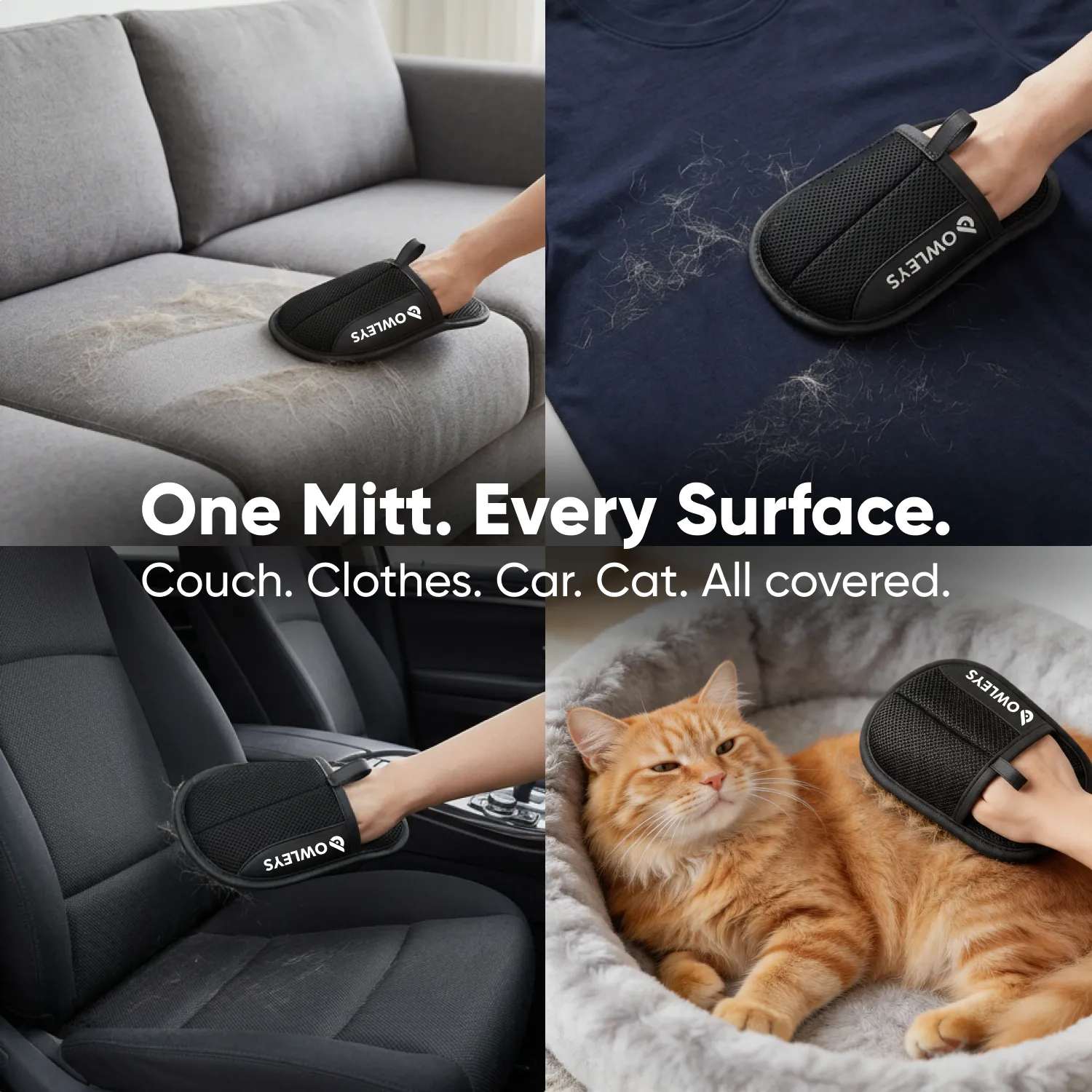 Electrostatic Pet Hair Removal Glove  |  “Swooper” by Owleys - View 6