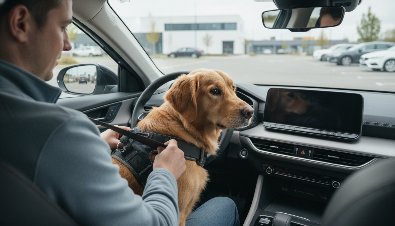Dog in the Passenger Seat: Safety, Airbags & Laws